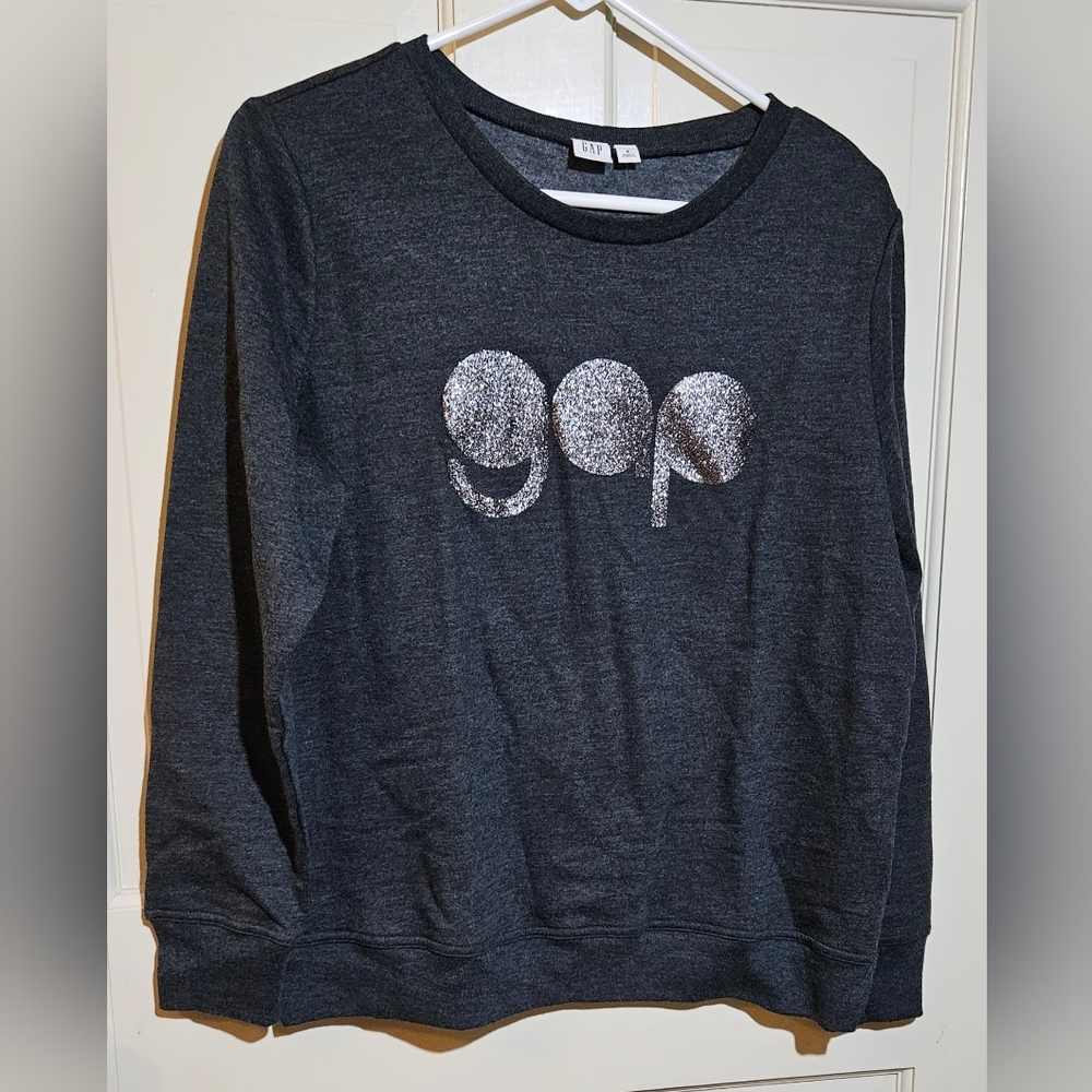 Gap charcoal gray sweatshirt size small